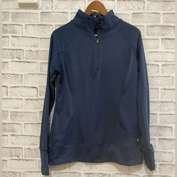 Women’s Apana lightweight 1/4 zip performance pullover jacket sweatshirt Medium - Picture 1 of 3